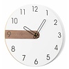 REA Houten Wandklok - Retro - Ø 30 cm - Wit REA Houten Wandklok - Retro - Ø 30 cm - Wit