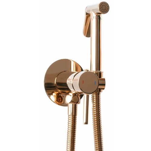 REA Loop - Bidetkraan Inbouw Mengkraan met Bidet Sproeier Set - Rosé Goud REA Loop - Bidetkraan Inbouw Mengkraan met Bidet Sproeier Set - Rosé Goud