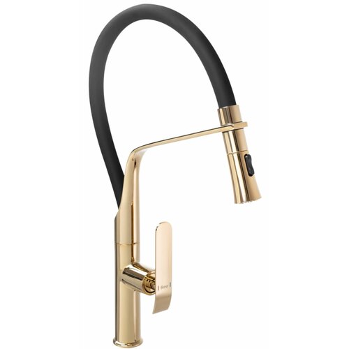 REA Apollo - Keukenmengkraan - Hoog Model - Zwart - Goud REA Apollo - Keukenmengkraan - Hoog Model - Zwart - Goud