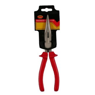 Hofftech Radiotang - Recht - Chroom-vanadiumstaal - 200 mm - Rood