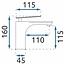 REA Berg Wastafelkraan/ Mengkraan - Opbouw - Laag Model - Chroom