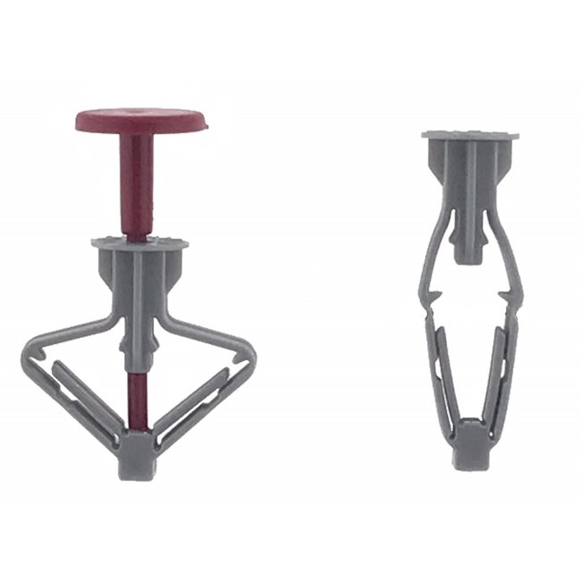 Deltafix Sterke hollewandplug - type B/ES - 9.5-12 mm - 6 stuks - hersluitbare verpakking