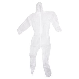 Benson Wegwerp overall - licht, flexibel en ademend - one size - wit