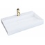 REA Goya Opzetwastafel - Waskom - 70 x 46 x 14 cm - Glans Wit