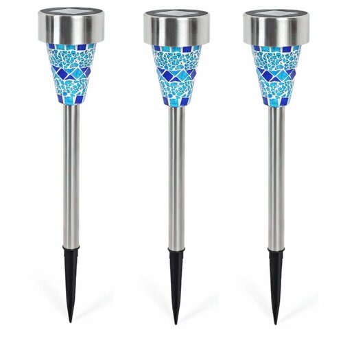 TooLight J - 15 LED Tuinlamp - 390 x 75 mm - Blauw - 3 stuks TooLight J - 15 LED Tuinlamp - 390 x 75 mm - Blauw - 3 stuks