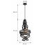 TooLight Moderne hanglamp - geometrisch design - zwart - 23 x 41 cm