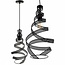 TooLight Moderne hanglamp - geometrisch design - zwart - 23 x 41 cm