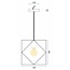 TooLight Geometrische Hanglamp - E27 - Ø 19 cm - Zwart