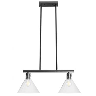 TooLight APP317-2CP Hanglamp - E27 - 2 Lichtpunten - Zwart