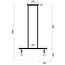 TooLight APP317-2CP Hanglamp - E27 - 2 Lichtpunten - Zwart