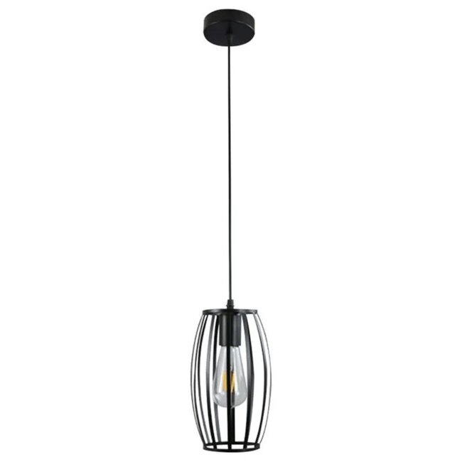 TooLight 181686 Hanglamp - E27 - Ø 13 cm - Zwart