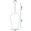 TooLight APP986-1CP Hanglamp - E27 - Ø 23 cm - Bamboe