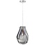 TooLight APP329-1CP Hanglamp - E27 - Ø 20.5 cm - Chroom