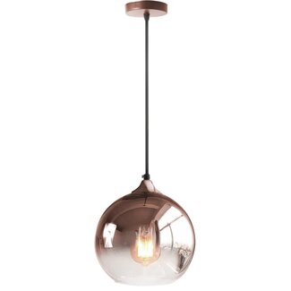 TooLight APP313-1CP Hanglamp - E27 - Ø 20 cm - Rosé Goud