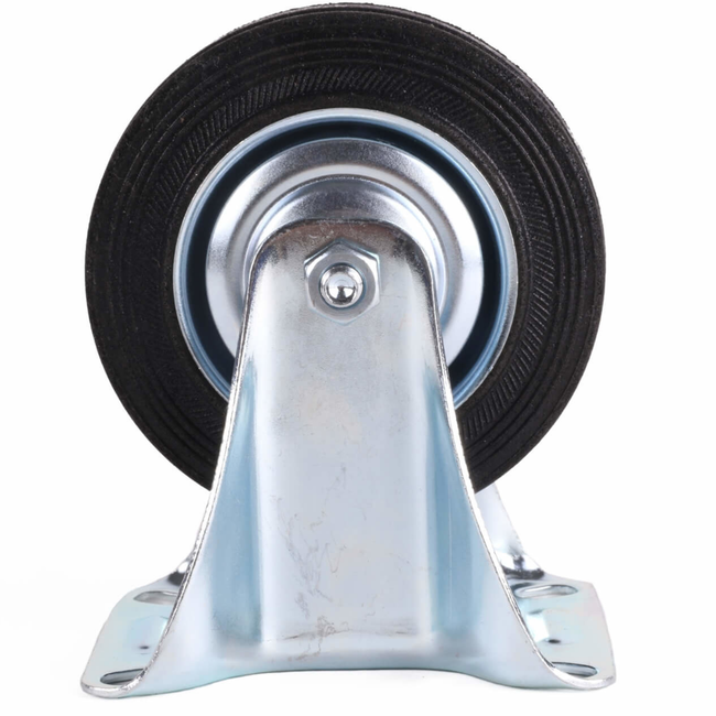 Benson Bokwiel - 100 mm - Slijtvast rubber - 70 kg draagvermogen - 4 stuks