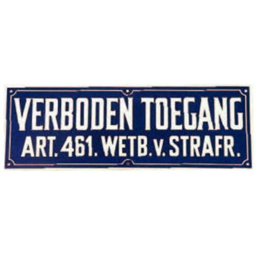 MM Eurotool Bord "Verboden Toegang Art. 461" Kunststof 35 x 12 cm MM Eurotool Bord "Verboden Toegang Art. 461" Kunststof 35 x 12 cm