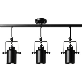 TooLight APP487-3C Hanglamp - E27 - 3 Lichtpunten - Zwart