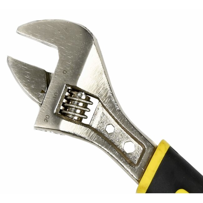 Benson Verstelbare moersleutel - 150 mm - anti-slip softgrip - schaalverdeling - max opening 20 mm