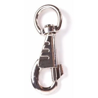 Benson Ronde musketonhaak - wervel 19 mm - lengte 82 mm - vernikkeld - duurzaam Benson Ronde musketonhaak - wervel 19 mm - lengte 82 mm - vernikkeld - duurzaam