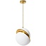 TooLight APP481-1CP Hanglamp - E27 - Ø 25 cm - Wit/Goud