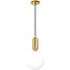 TooLight APP474-1CP Hanglamp - E27 - Ø 19 cm - Wit/Goud