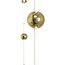 TooLight APP476-CP Hanglamp - E27 - Ø 10 cm - Goud/Wit