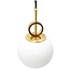 TooLight APP482-1CP Hanglamp - E27 - Ø 15 cm - Wit/Goud