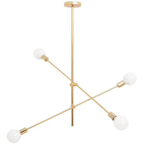 TooLight APP479-4C LED Plafondlamp - E27 - 60 Watt - 4 Lichtpunten - Goud TooLight APP479-4C LED Plafondlamp - E27 - 60 Watt - 4 Lichtpunten - Goud