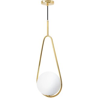 TooLight APP472-1CP Hanglamp - E27 - Ø 19 cm - Goud