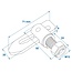 ProPlus Valsluiting - Tuimelsluiting - Lasbaar - Schroefbaar M12 - 71 x 20 mm