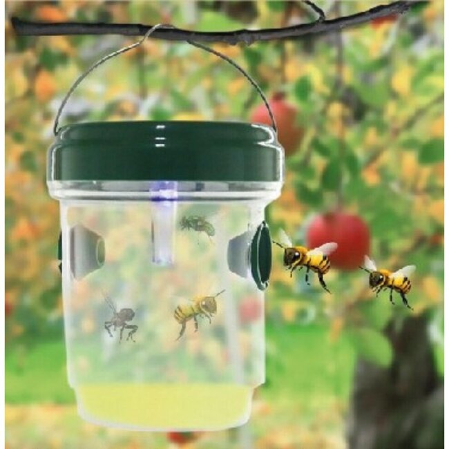 Benson Wespen- en muggenval - Solar - Groen - Ø 9,3 x 11,8 cm - Gifvrij - Weerbestendig