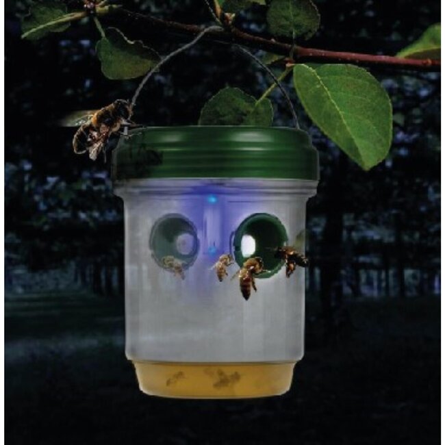 Benson Wespen- en muggenval - Solar - Groen - Ø 9,3 x 11,8 cm - Gifvrij - Weerbestendig