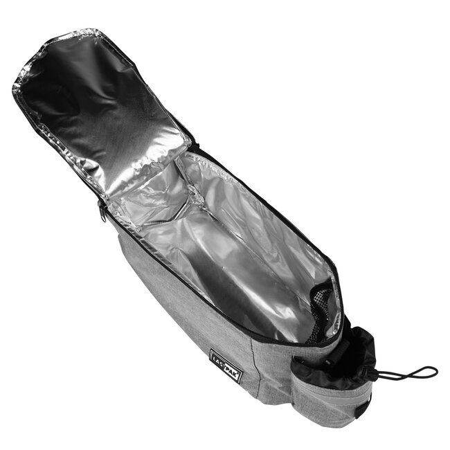 Lastpak Fiets koeltas - 7 liter - met schouderriem en extra opbergvak - grijs