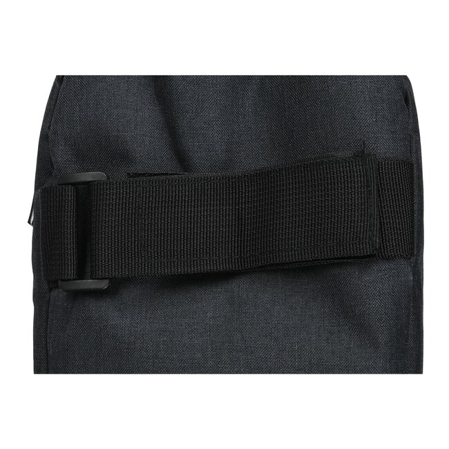 Lastpak Geïsoleerde fiets koeltas - 7 liter - zwart - met schouderriem en ophanglus