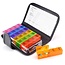 Benson Pillendoos in etui - 7 dagen - 4 vakken per dag - compact formaat - 19 x 14 x 3,5 cm