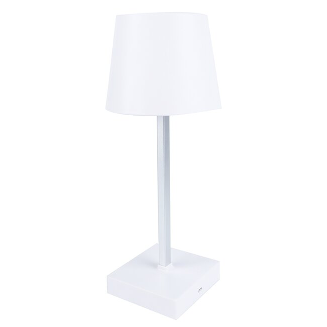 Benson Moderne LED tafellamp - dimbaar - touch bediening - zwart/wit/grijs - energiezuinig - 26 cm