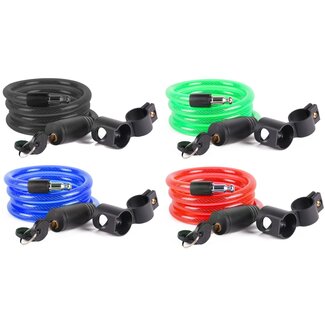 Stahlex Multifunctioneel kabelslot - spatwaterdicht en slagvast - 1200 mm - assorti kleuren
