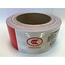 Benson Reflecterende Tape - Rood en Wit - 50 mm x 17 meter - Rol