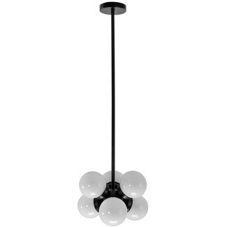 TooLight APP904-6CP Hanglamp - E27 - 6 Lichtpunten - Zwart