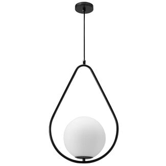 TooLight APP938-1CP Hanglamp - E27 - Ø 34 cm - Zwart