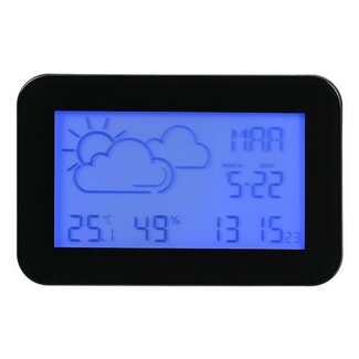Benson Weerstation - Thermometer - Alarmklok - 11 x 7,3 cm