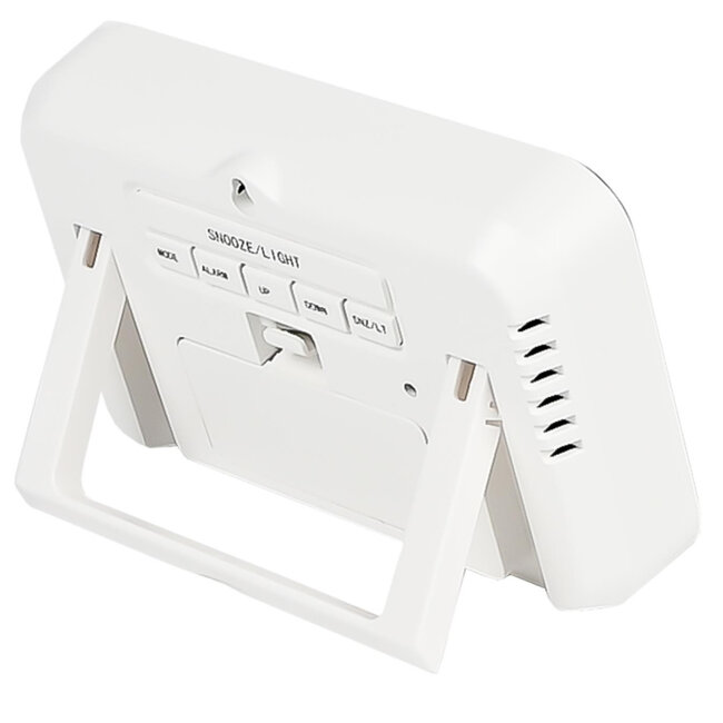 Benson Compact weerstation - thermometer en alarmklok - 11 x 7,3 cm