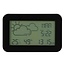 Benson Compact weerstation - thermometer en alarmklok - 11 x 7,3 cm
