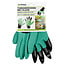 Benson Tuinhandschoenen met klauw - Graven en wieden - Groen/Zwart - One-size - Set van 2