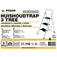 Benson Huishoudtrap - 3 treden - inklapbaar - anti-slip - maximaal 150 kg