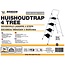 Benson Huishoudtrap - 4 treden - inklapbaar - anti-slip - draagvermogen 150 kg