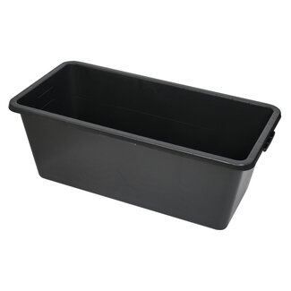 Benson Rechthoekige opbergbak - 60 liter - 78 x 40 x 27 cm - zwart kunststof