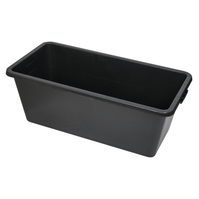 Benson Rechthoekige opbergbak - 60 liter - 78 x 40 x 27 cm - zwart kunststof