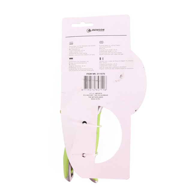 Benson Snoeischaar - Soft Grip - Non-stick Coating - 20 cm - Vergrendelbaar