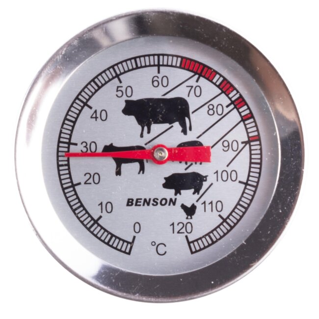 Benson RVS vleesthermometer - penvorm - bereik -50 tot 350°C - 12 cm